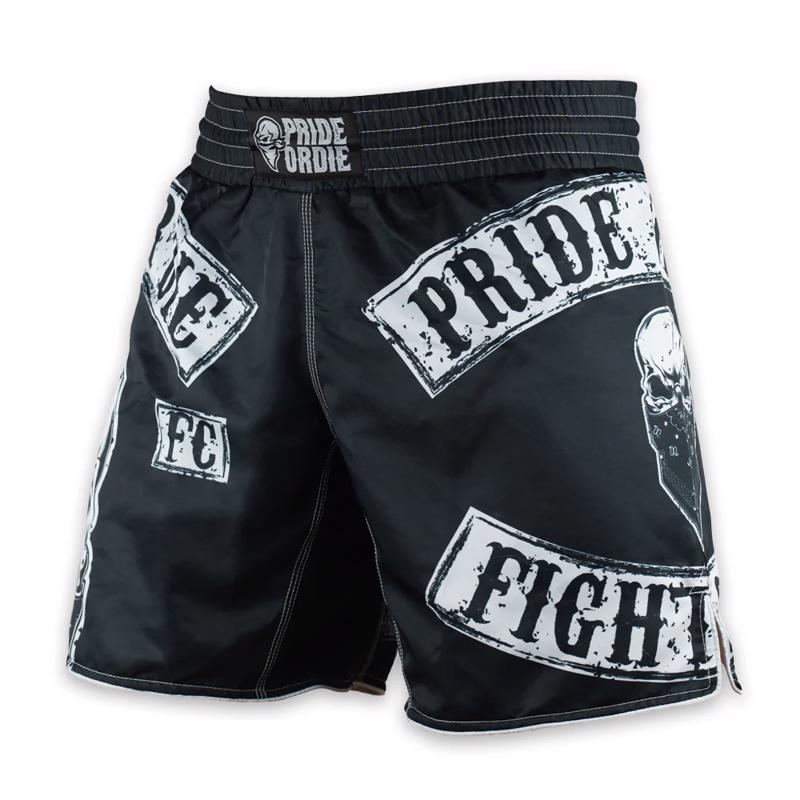 Pride Or Die FIGHT CLUB MMA Shorts - Black